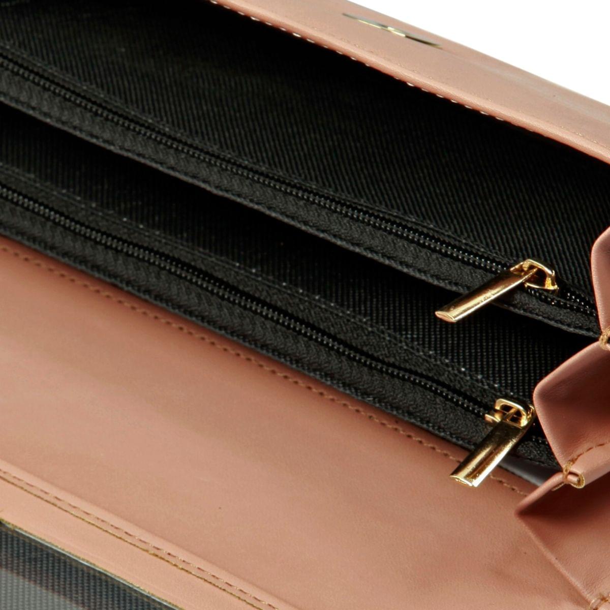 Lezlie -  Cotton Mellon Ensemble Flap Magnet Large Wallet - Image 6